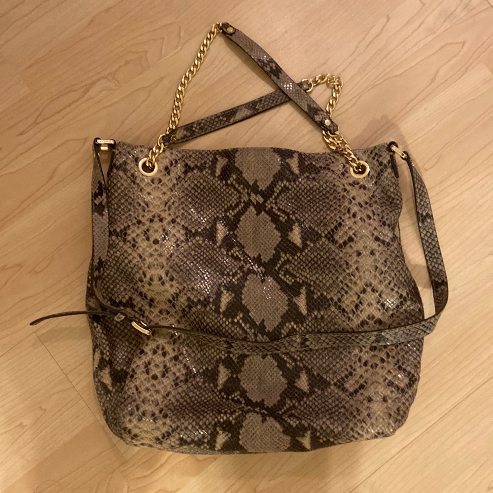 Michael Michael Kors Snake skin leather bag
